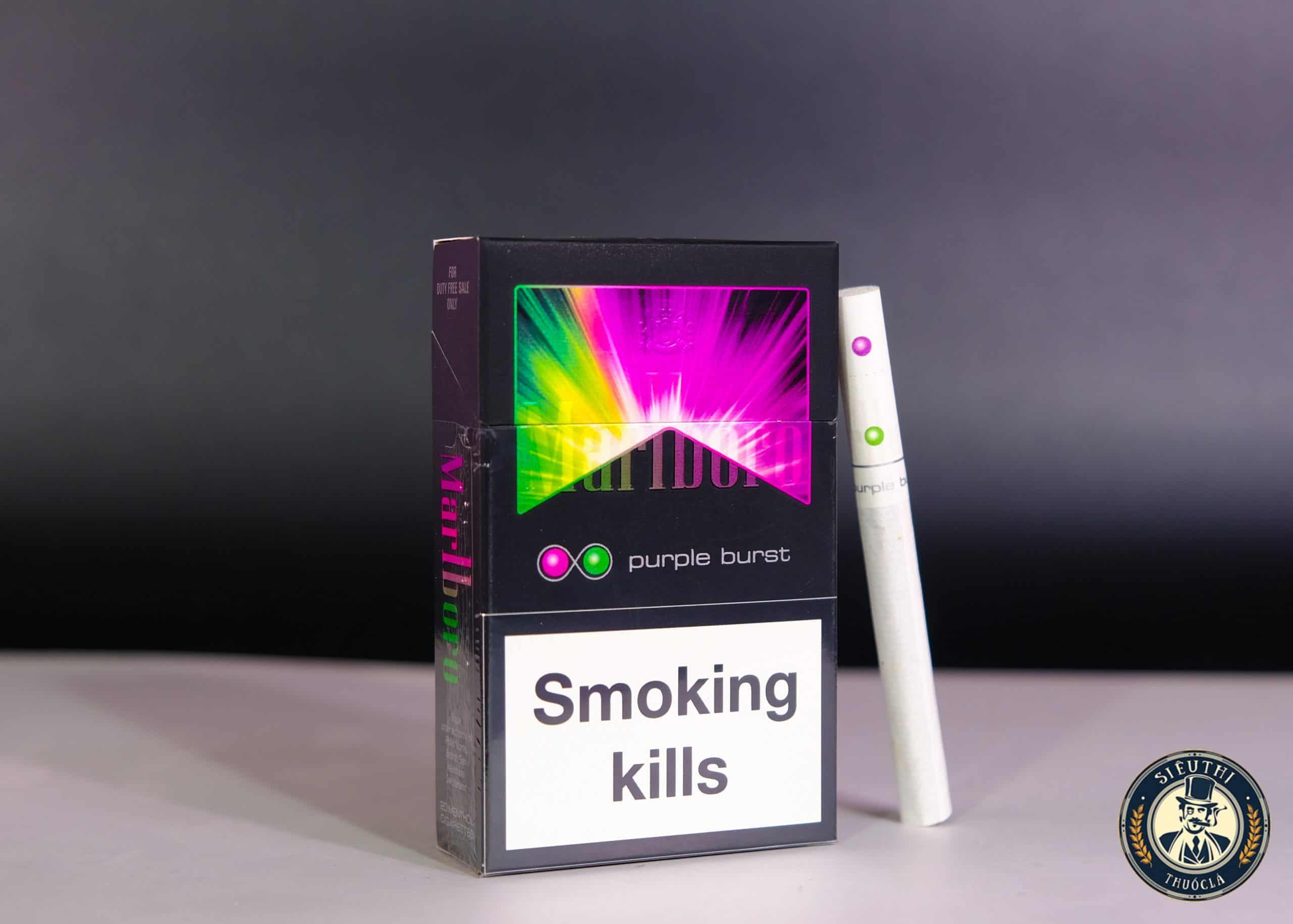MARLBORO PURPLE BURST (Nho Bạc Hà)