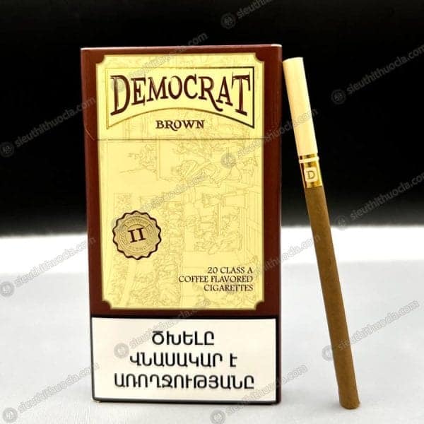 THUỐC LÁ DEMOCRAT COFFEE BROWN