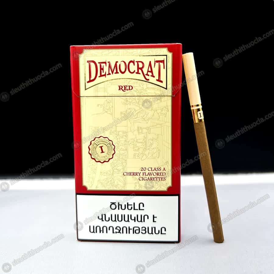 THUỐC LÁ DEMOCRAT CHERRY RED