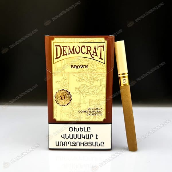 DEMOCRAT COFFE BROWN (Điếu To)