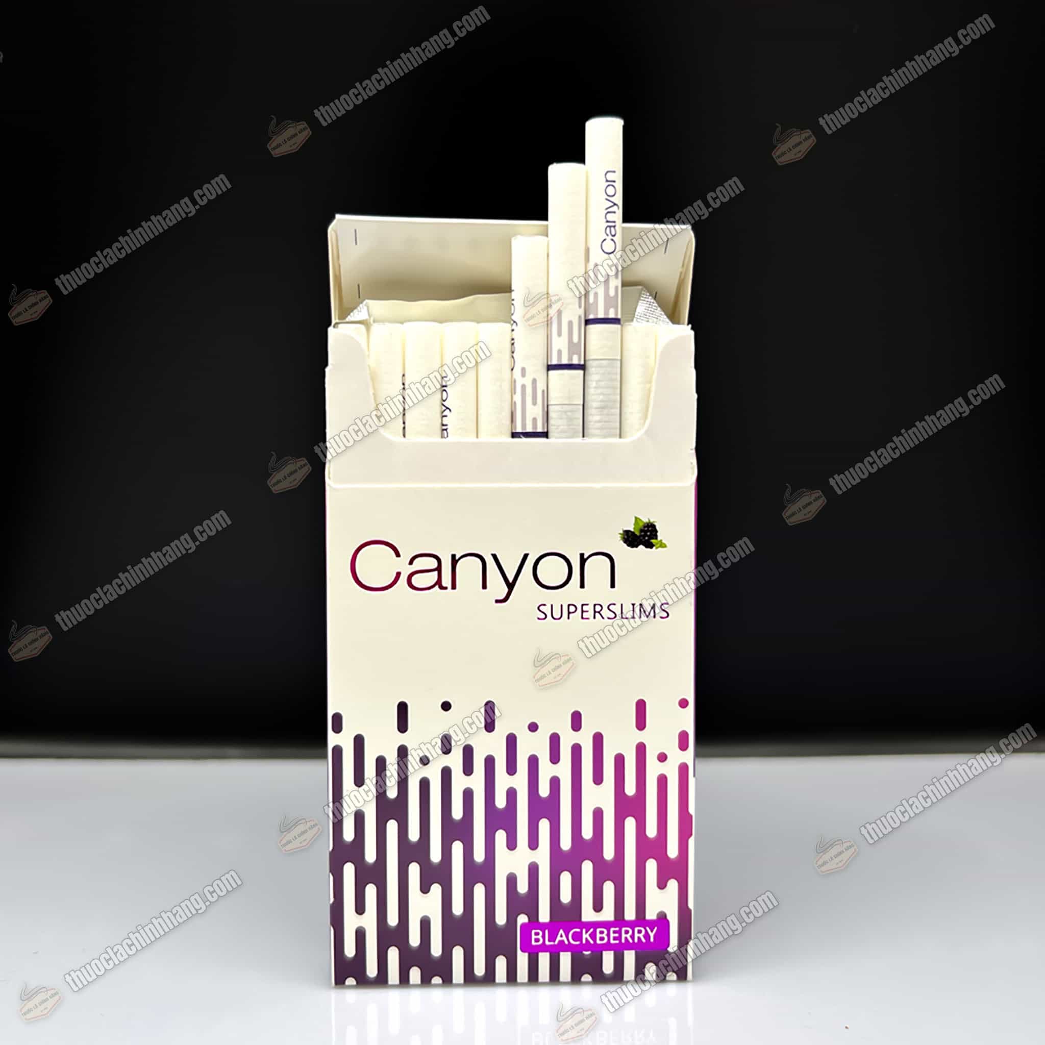 Thuốc lá Canyon Blackberry vị dâu đen